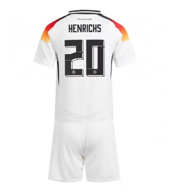 Germany Benjamin Henrichs #20 Replica Home Stadium Kit for Kids Euro 2024 Short Sleeve (+ pants)